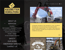 Tablet Screenshot of kieswetterdemo.com